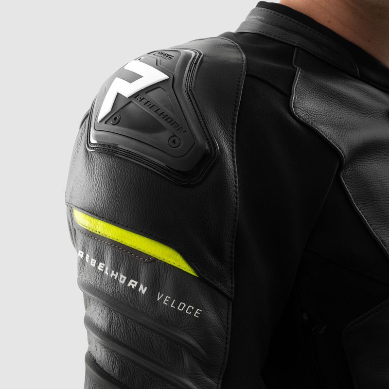 Rebelhorn Mc-Skin Jacket Veloce Black /Flu