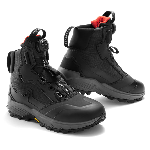 Rebelhorn Unisex MC-Boots Defender Black