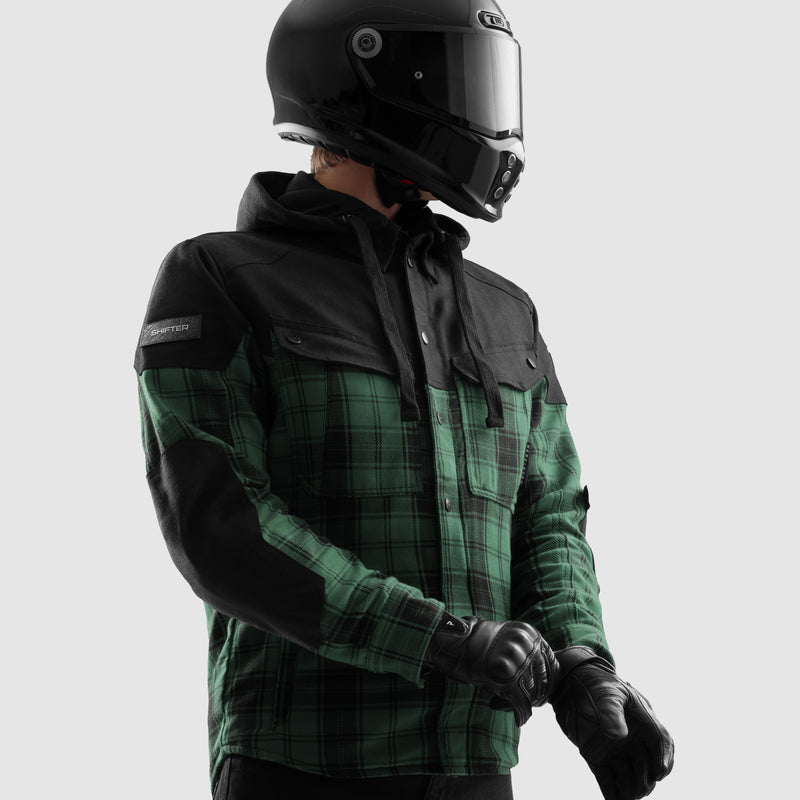 Rebelhorn Armorite ™ MC shirt shifter black /green