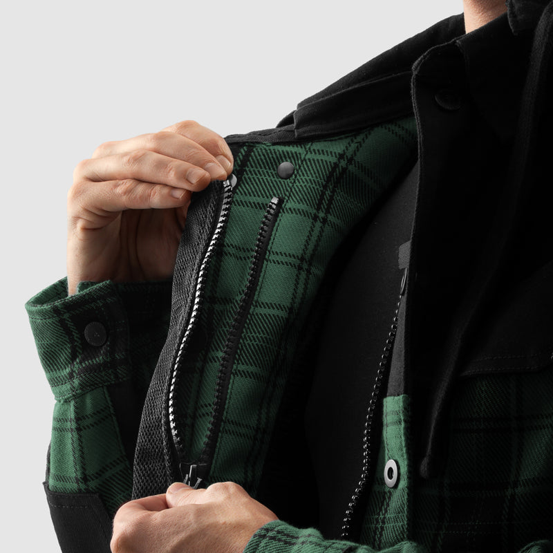 Rebelhorn Armorite ™ MC shirt shifter black /green