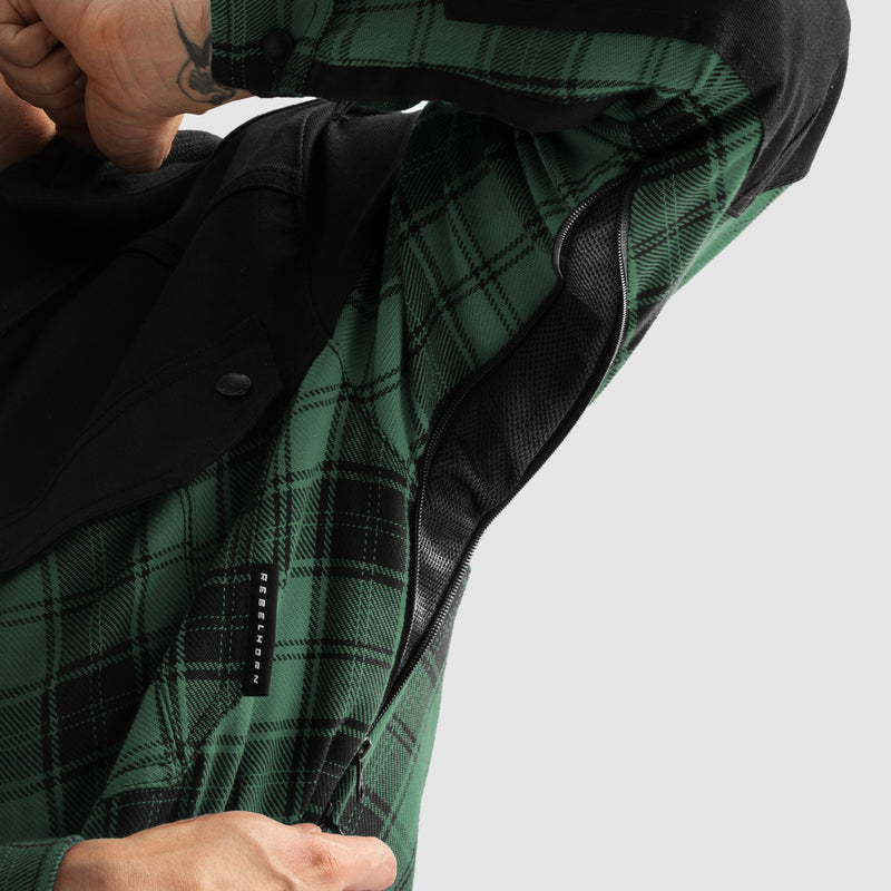 Rebelhorn Armorite ™ MC shirt shifter black /green