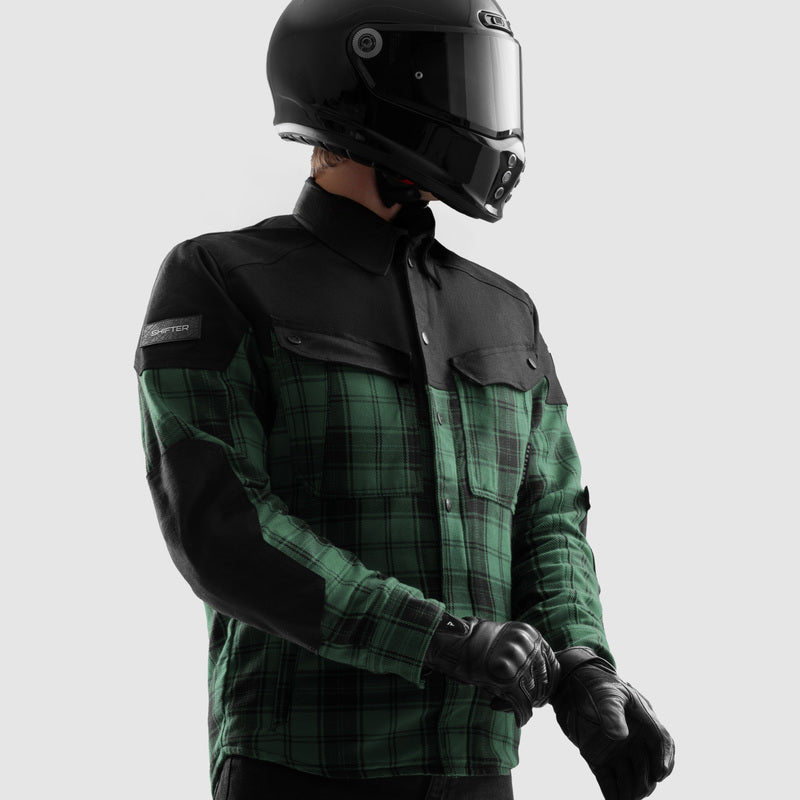 Rebelhorn Armorite ™ MC shirt shifter black /green
