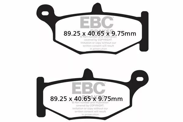 EBC спирачна накладка Vee Semisntrd FA419V