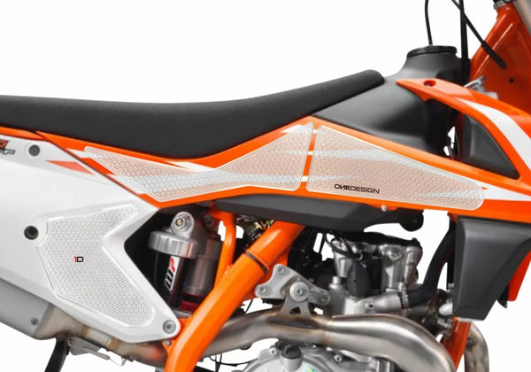 Onedesign Side Tankpad SX125-450 CLR HDR1003