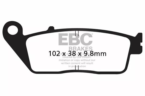 EBC спирачна накладка въглероден скутер SFAC196