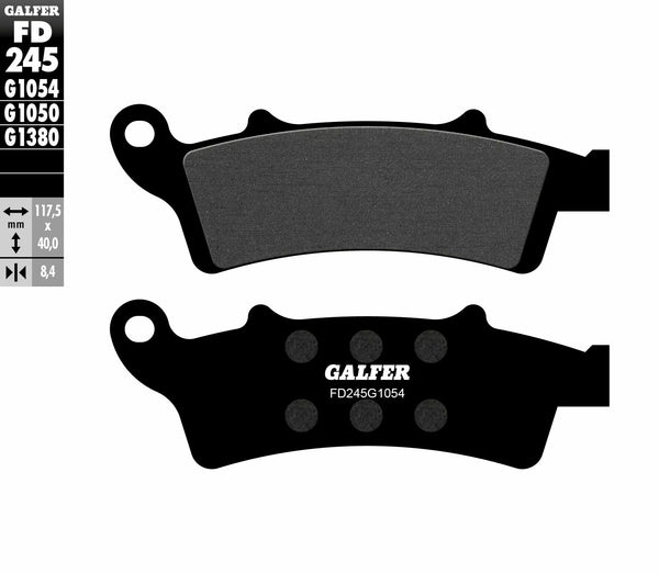 Galfer спирачна накладка полу метал FD245G1054