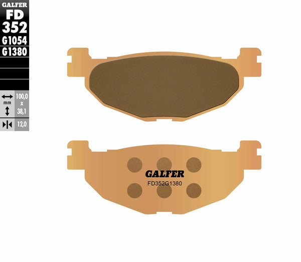 Galfer спирачна накладка Sintered Scooter FD352G1380