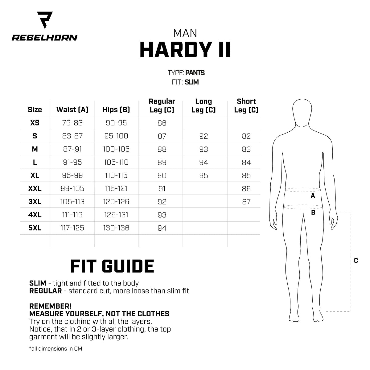 Textile Textile Mc-Pants Hardy II черно /сиво