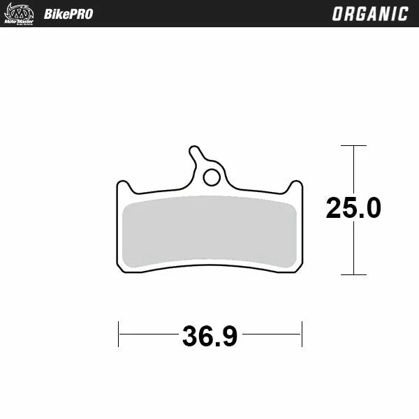 Мото-майстор спирачна накладка Organic 732641