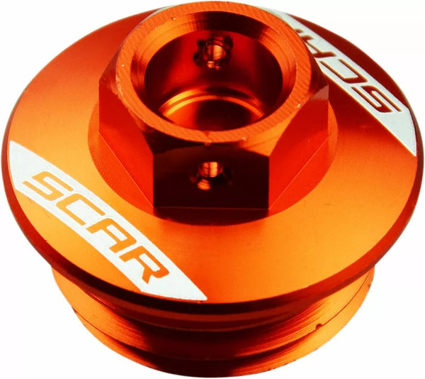 Scar Oil Filler Cap Orange Ofp500