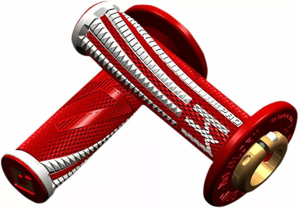 ODI Grip Emig Pro v2 Red/Wht H36EPRW