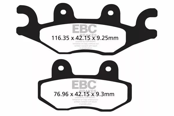 EBC спирачна подложка SFA Org Scooter SFA484