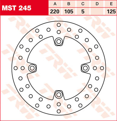 Trw ротор Trw MST245 MST245