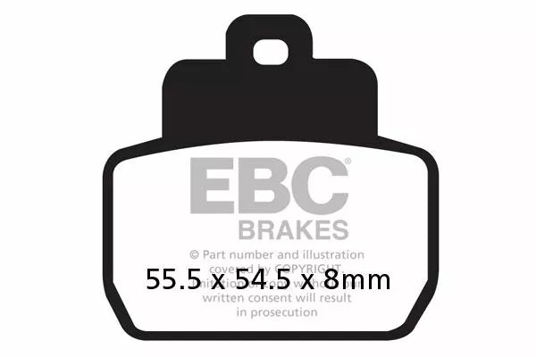 EBC спирачна накладка въглероден скутер SFAC425