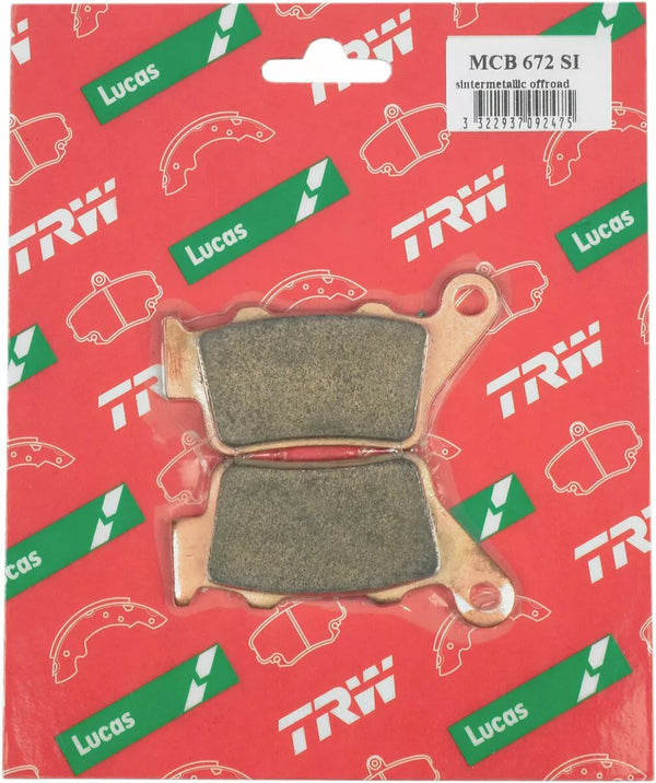 TRW спирачна подложка TRW MCB672SI MCB672SI