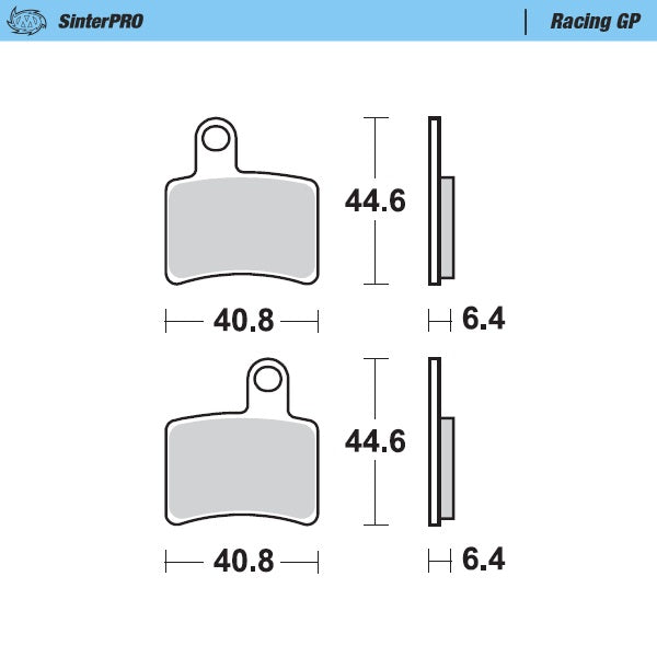 Moto-Master Brake Pad Racing GP 099312