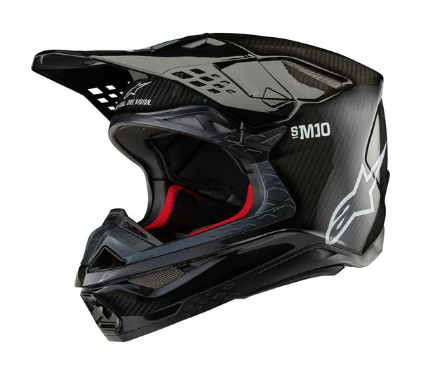 Alpinestars (MX) Helmet SM10 Solid Carb L 8300123-1188-L