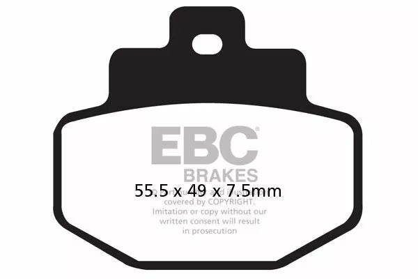 EBC спирачна накладка въглероден скутер SFAC321