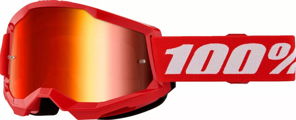 100% Goggle Strata 2 Red Mr. RD 50028-00018
