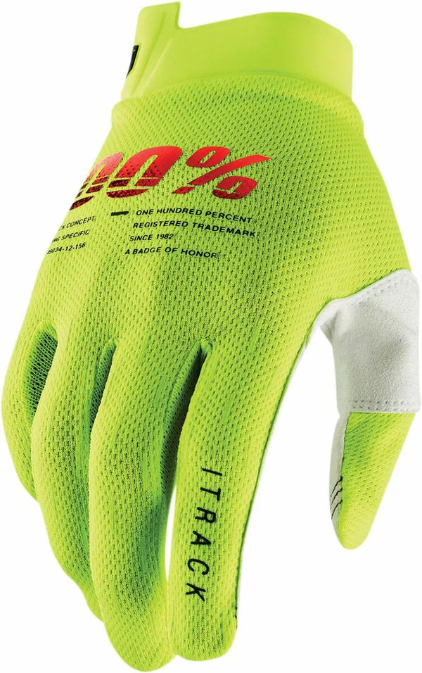 100% GLOVE ITRACK F YL SM 10008-00010