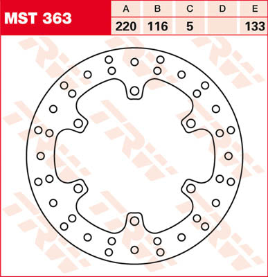 Trw ротор Trw MST363 MST363