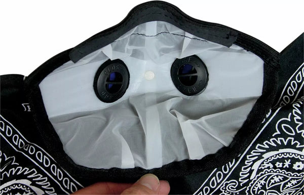 ATV-TEK MASK DUST BANDANA BK BDMBLK