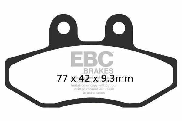 EBC спирачна накладка въглероден скутер SFAC393