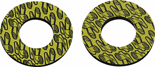 Renthal Grip Donutz BLK/Yell G205