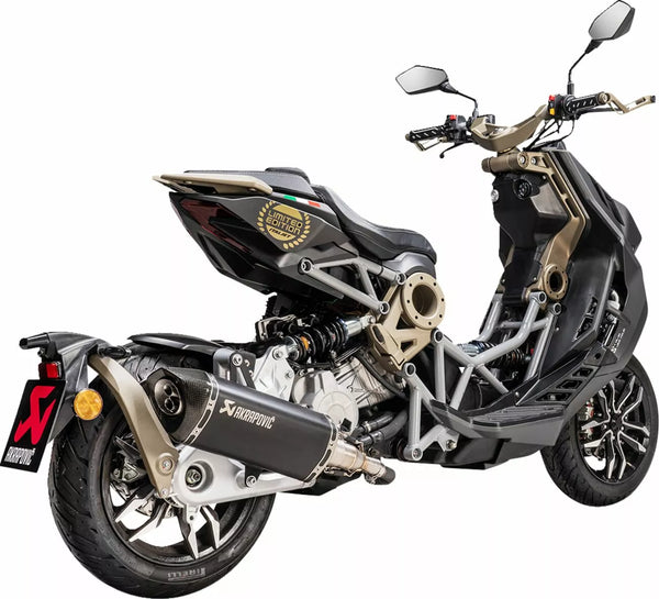 Akrapovic Muffer SS/CF BLK ITAL S-IT125SO1-HRTBL