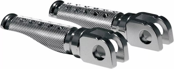 Emgo Footpegs Slash Cut Silver 50-11231a