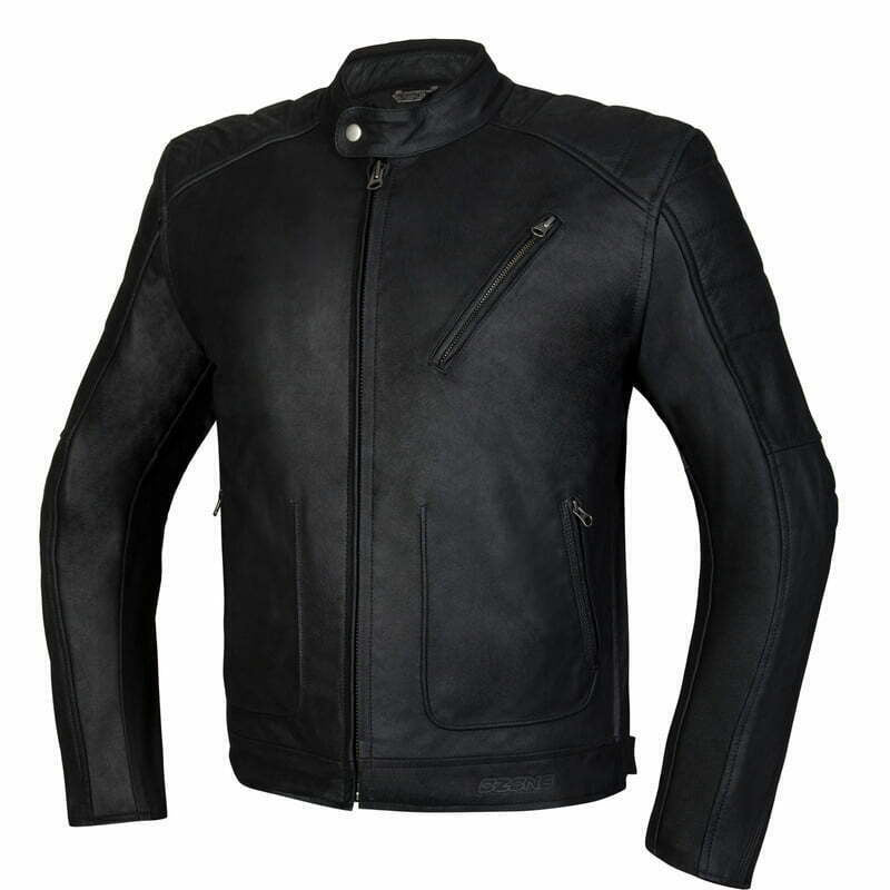 Ozone Mc-Leather Jacket Sparrow II черно