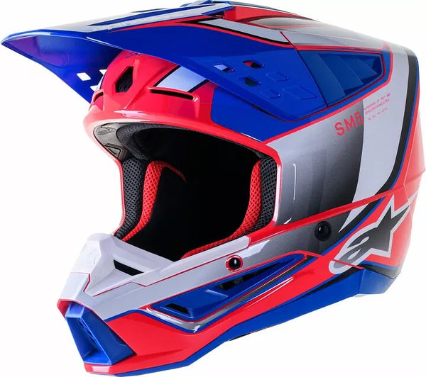 Alpinestars (MX) Helmet SM5 Sail PK/BL XS 8306723-2387-XS