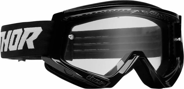 Thor Goggg CMBT RACR YTH BK/WH 2601-3045