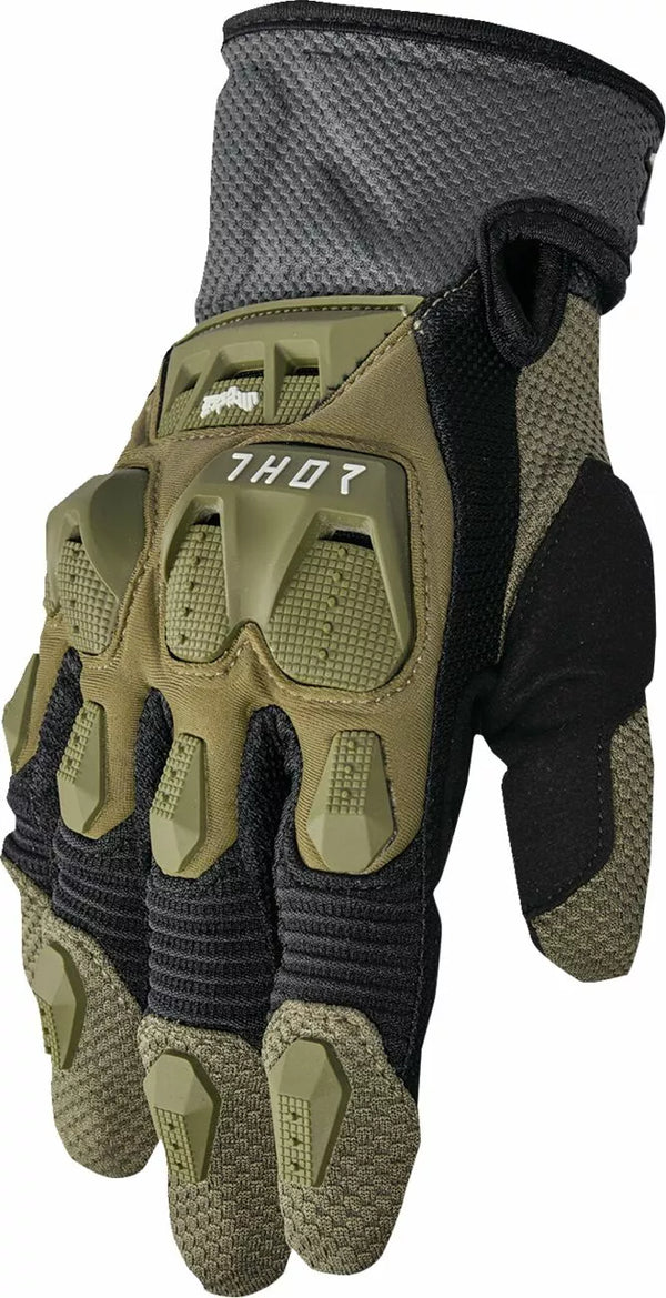 Thor Glove Terrain Army/Charcoal LG 3330-8252