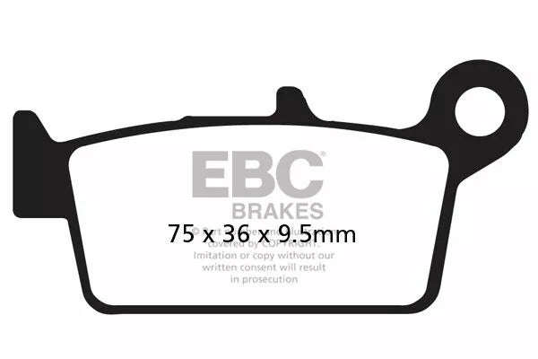 EBC спирачна подложка SFA Org Scooter SFA131/3