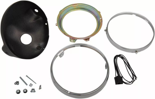 EMGO H/LAMP Z1 SHELK Shell Blk 66-65010