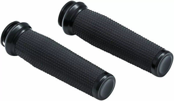 Kuryakyn Grip Thresher Ind 18+ BLK KUR5961