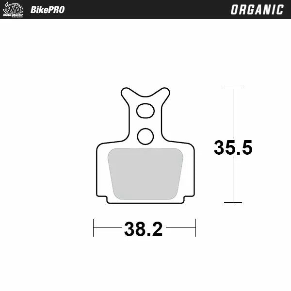 Мото-майстор спирачна подложка Organic 730741