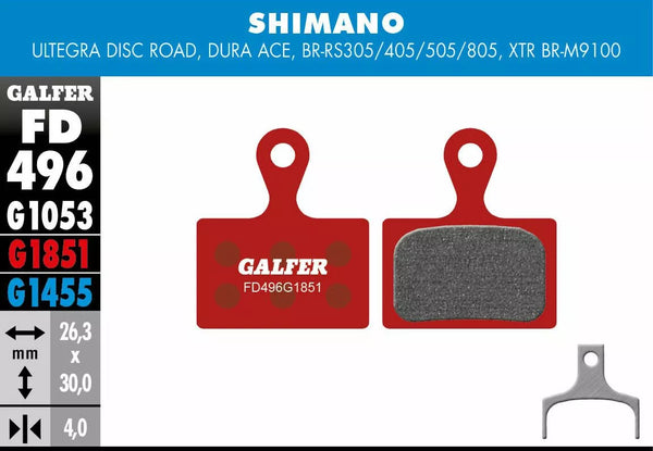 Galfer Brake Pad Advanced FD496G1851