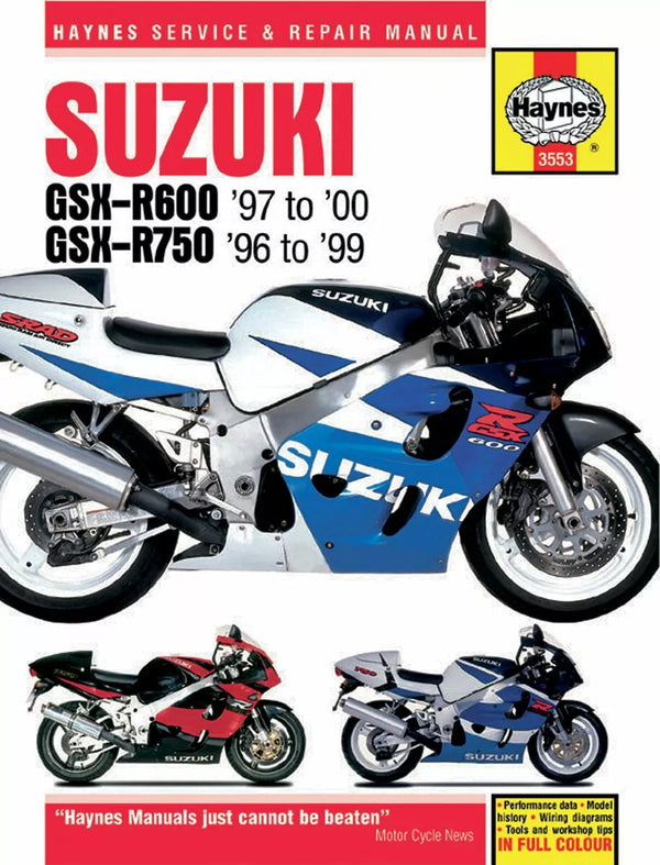 Ръководство за Haynes GSXR600/750 3553