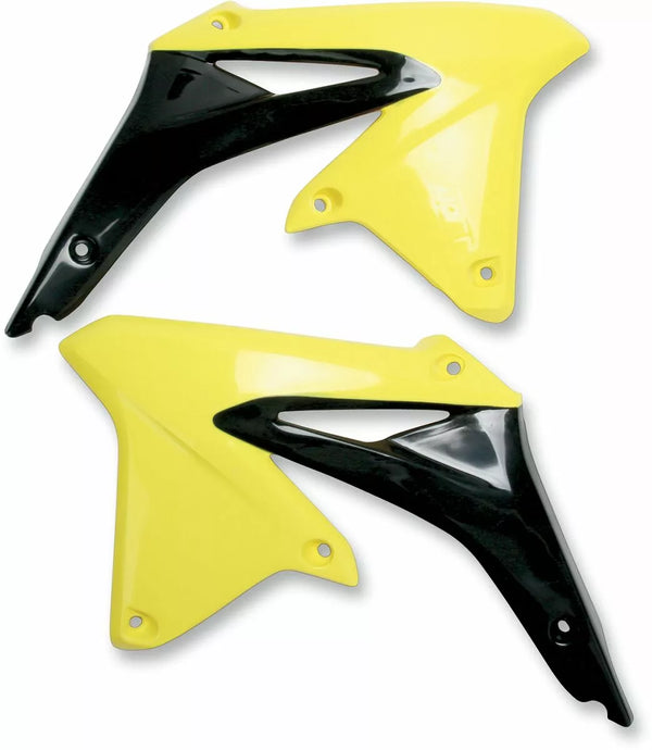 UFO SHROUD RAD RMZ450 09-17 YEL SU04927@102