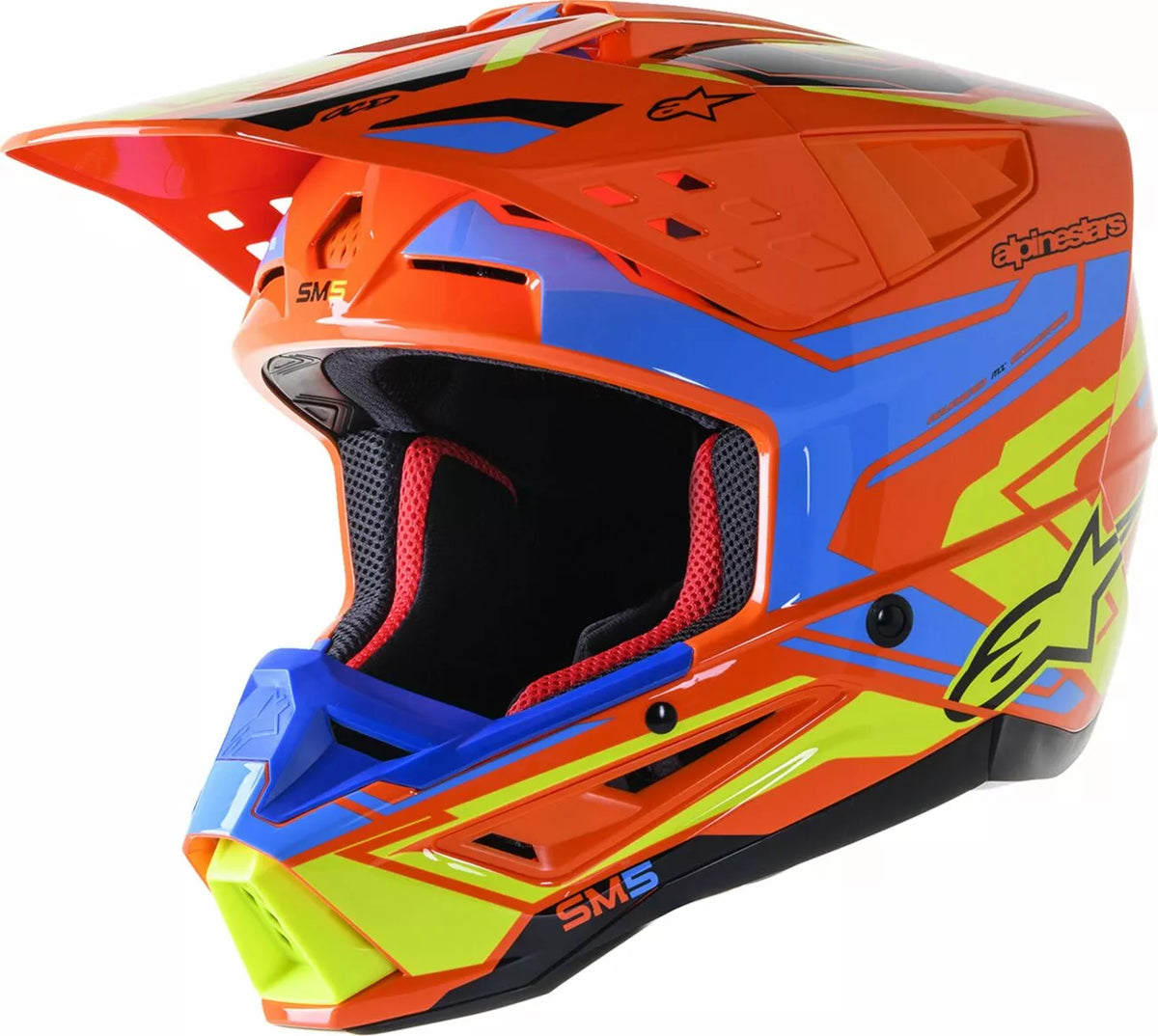 Alpinestars Cross MC шлем supetech m5 действие 2 портокал /грип