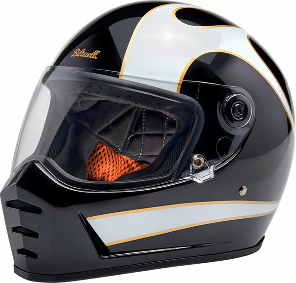 Biltwell шлем Lanespltr BK/WT MD 1004-570-503
