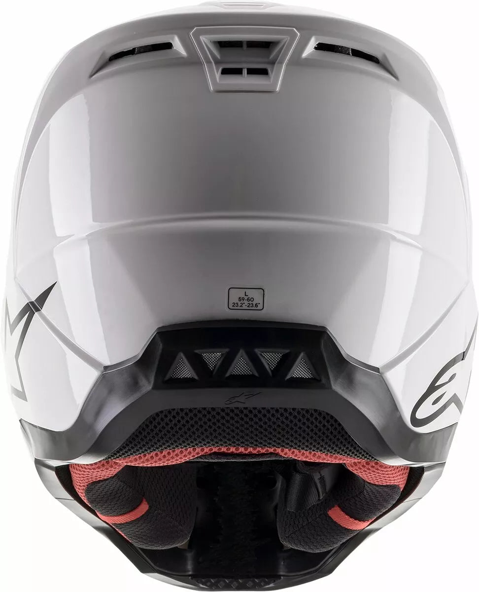 Alpinestars cross mc шлем supetech m5 твърдо бяло