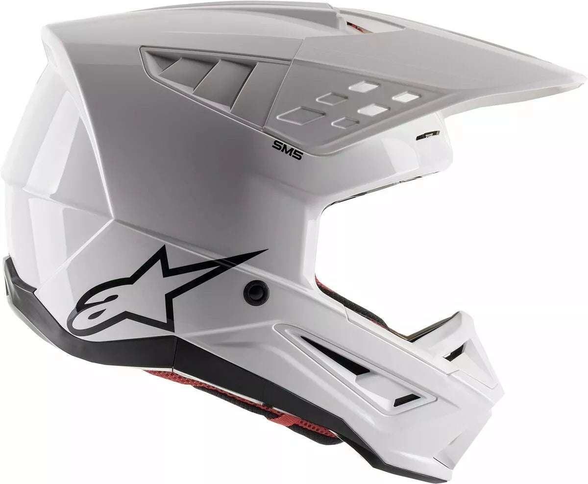 Alpinestars cross mc шлем supetech m5 твърдо бяло