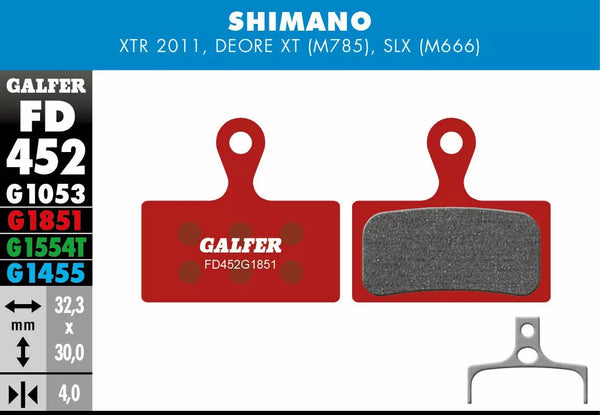Galfer Brake Pad Advanced FD452G1851