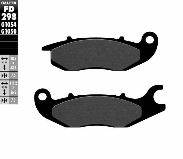Galfer Brake Pad Semi Metal Scooter FD298G1050