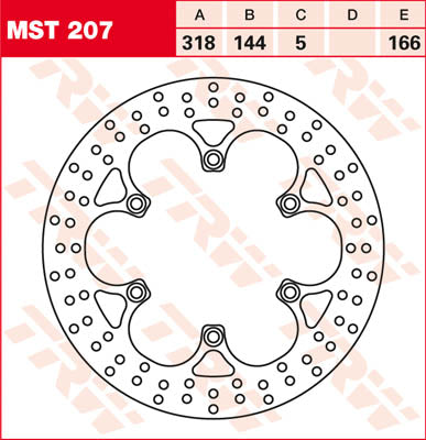 Trw ротор TRW MST207 MST207