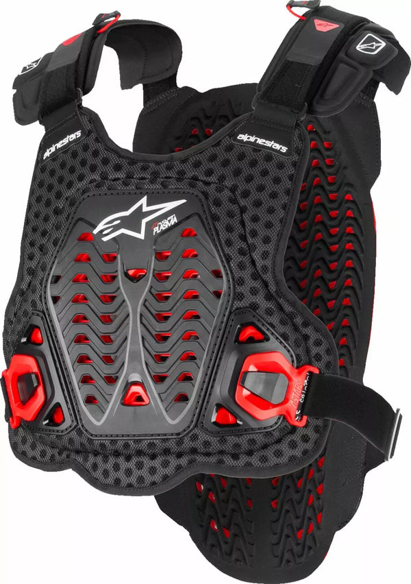 Alpinestars (MX) A-5 PLASMA CHEST PRO BLK/RD/WH 6700825-132-XL/2X