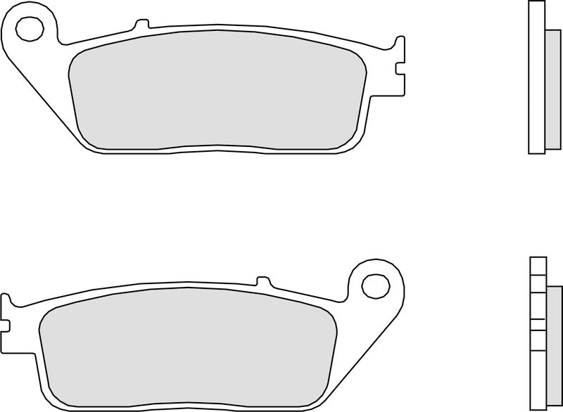 BREMBO Street Carbon Ceramic Brake pads - 07HO3005 07HO3005